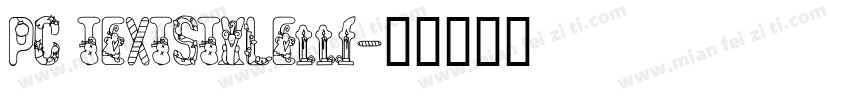 PC TEXTSTYLEttf字体转换